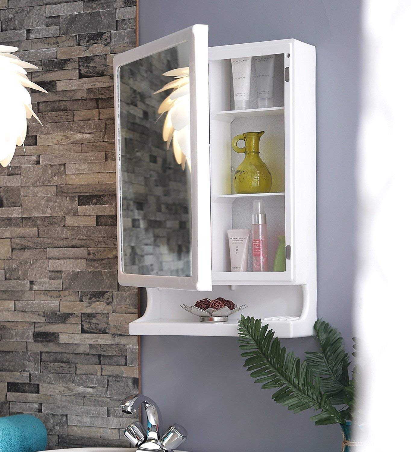 PARASNATH New Look Modern Bathroom Cabinet with Mirror,