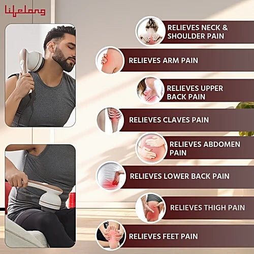 Lifelong Electric Body Massager Machine For Pain Relief