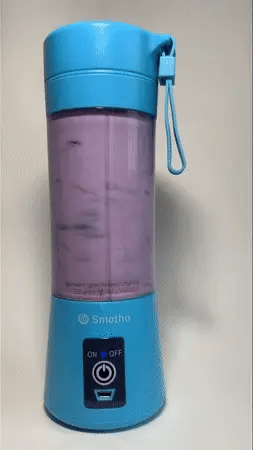 Portable  USB Rechargeable Blend– Personal Smoothie & Juice Maker (380ml, Pink)